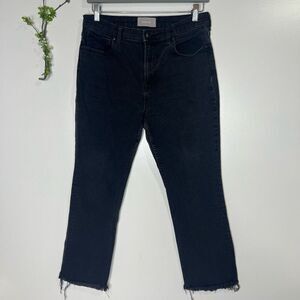 Everlane Black Jeans Raw Hem Sz 31 R